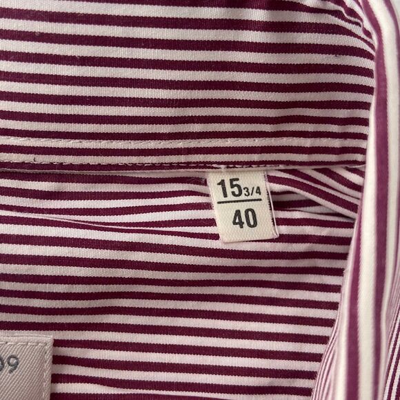Thomas Mason CampoMarzio9 Italian made button down stripped shirt 15 3/4 40 - Picture 9 of 9